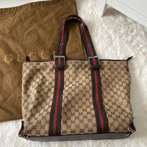 Vintage Gucci Tote Bag